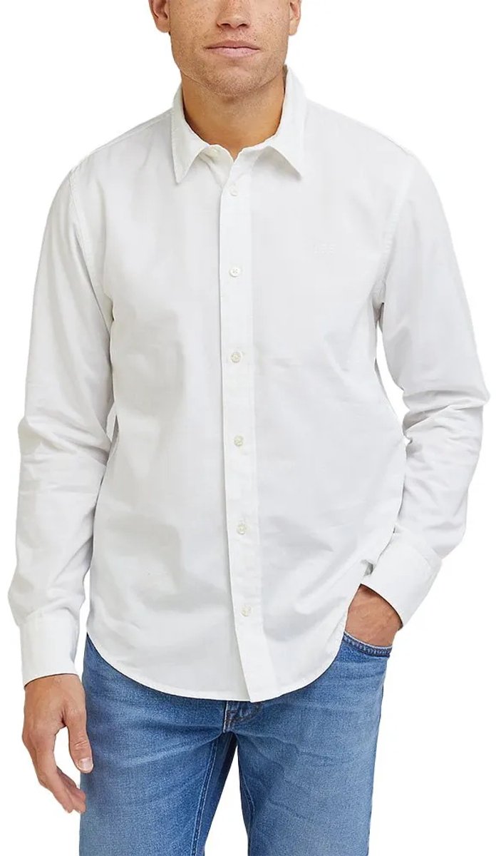 Lee Patch Overhemd Met Lange Mouwen XL Man Wit