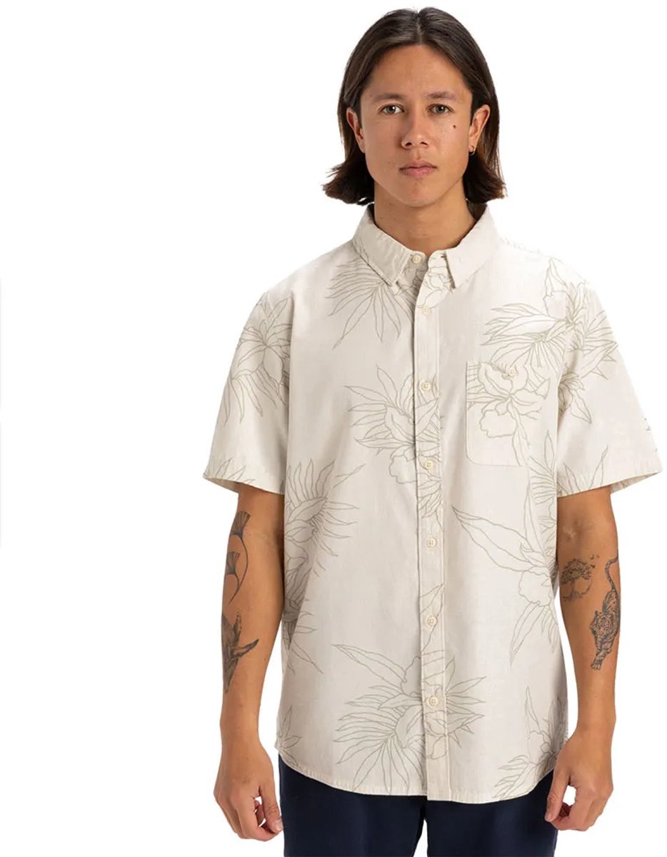 Quiksilver Overhemd Met Korte Mouwen S Man Birch Gawanhill