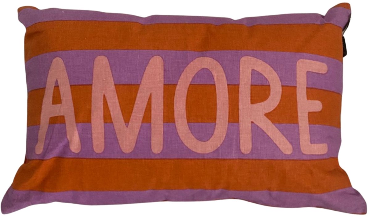 Mica Decorations Amore Sierkussen - 55 x 35 x H10 cm - Oranje