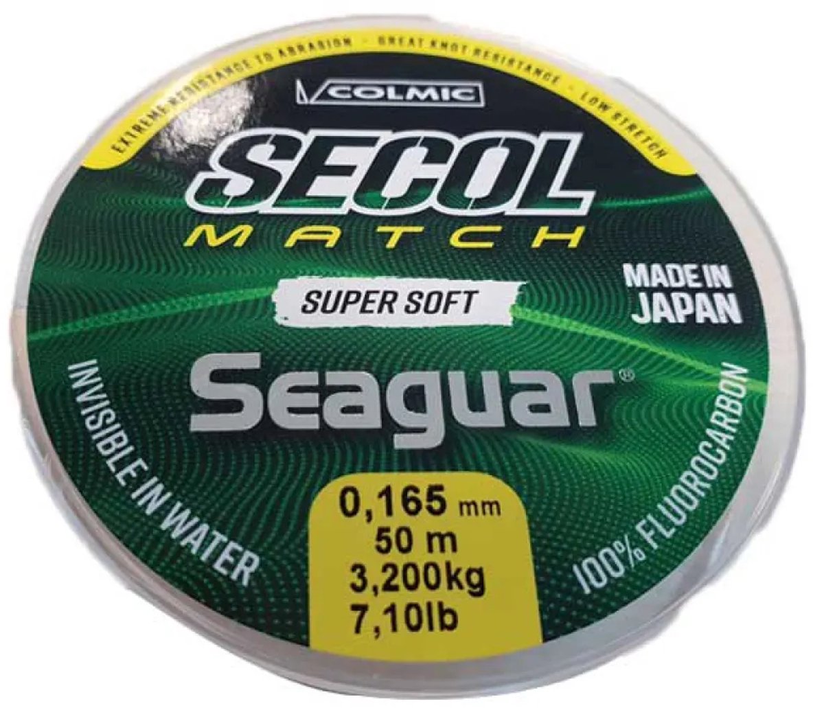 Colmic Secol Match Flurocarbon 50 M Transparant 0.235 mm