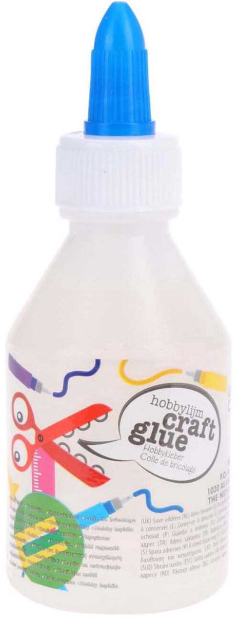 Topwrite Hobby lijm - 100 ml - transparant - snel drogend - met doseerdop - kindvriendelijk