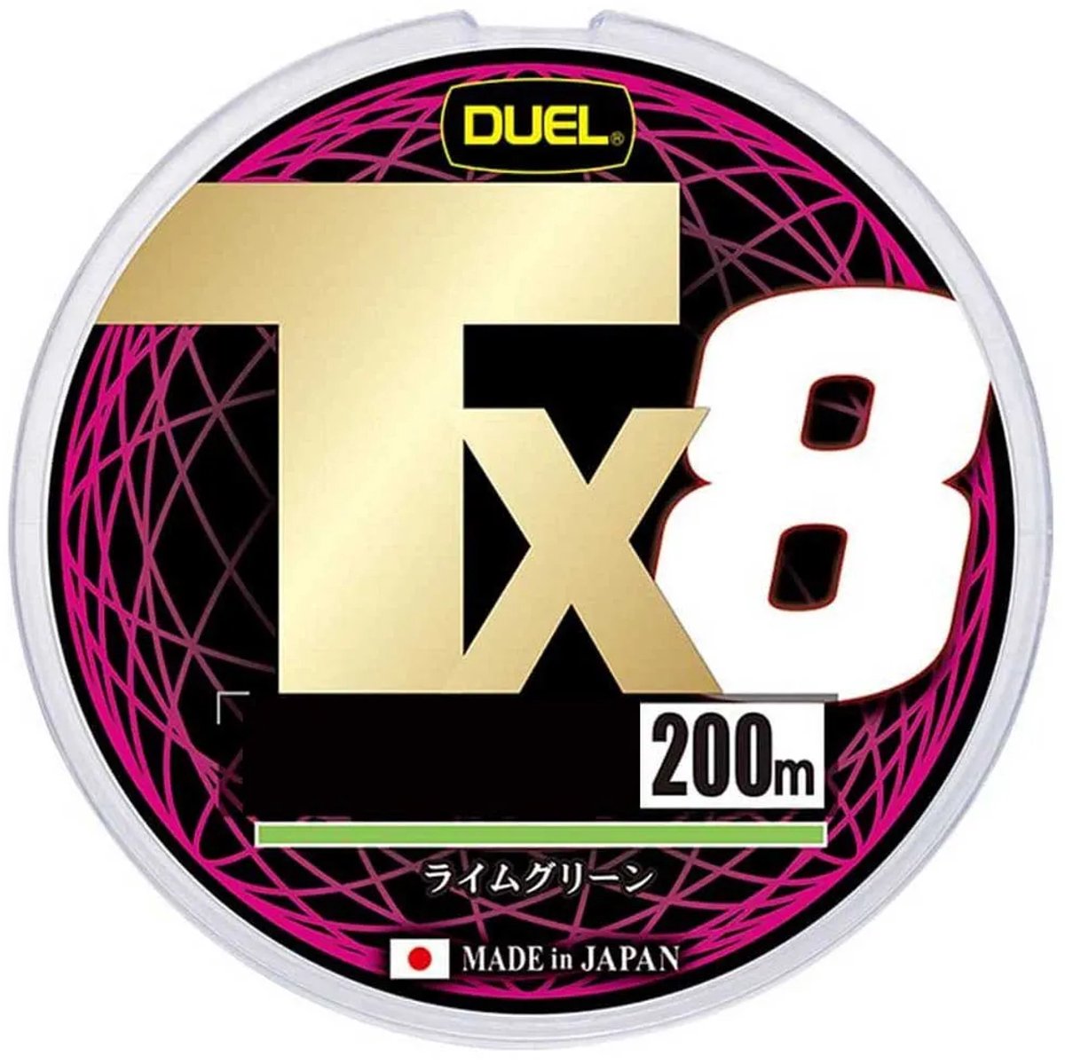 Duel Tx8 100 M Gevlochten Vislijn Transparant 0.240 mm