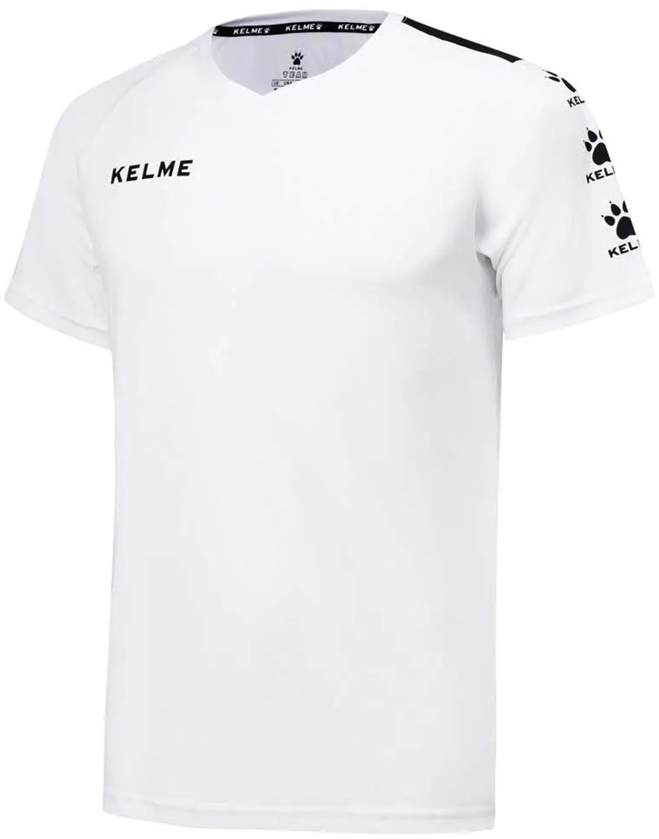 Kelme Lince T-shirt Met Korte Mouwen Wit 8 Years Jongens,Meisjes