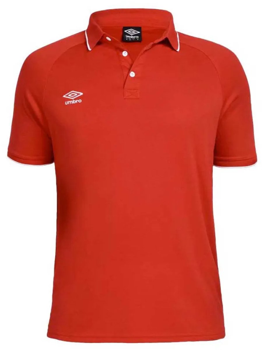 Umbro Torch Korte Mouw Poloshirt Rood XL Man