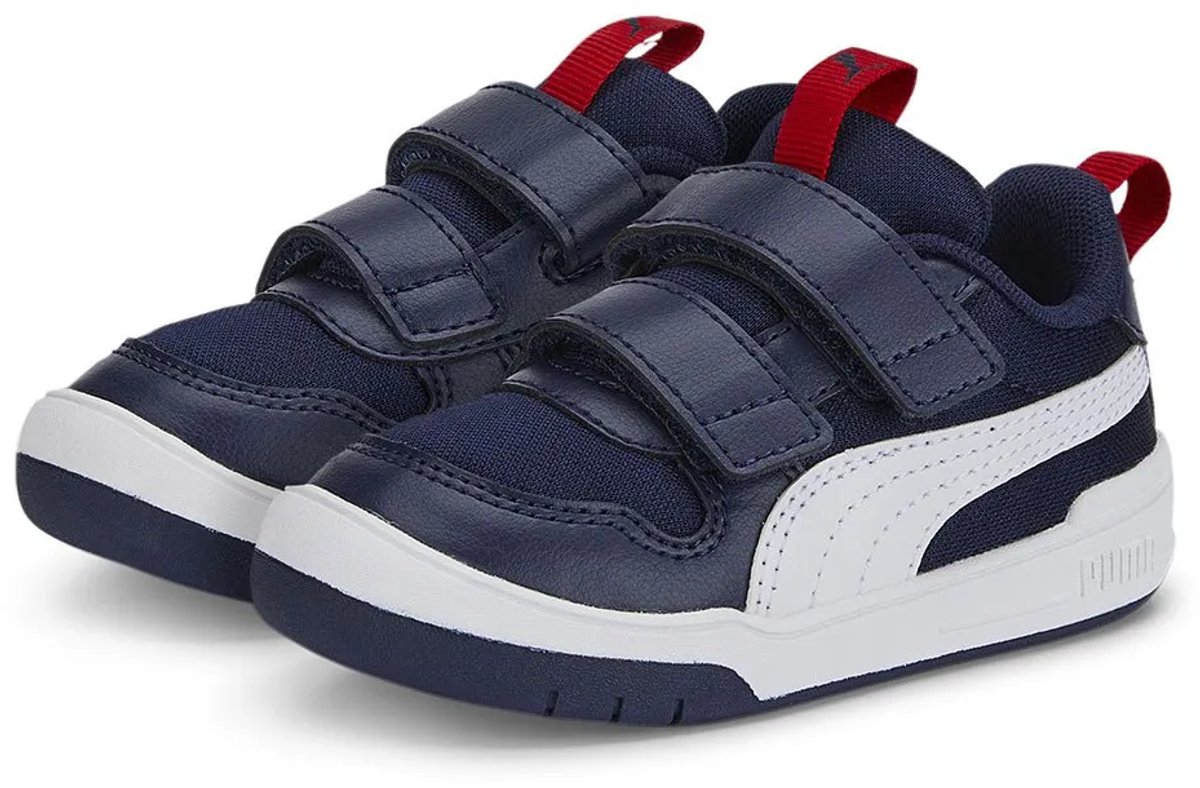 Puma Multiflex Mesh Hardloopschoenen Veelkleurig Jongens Wit
