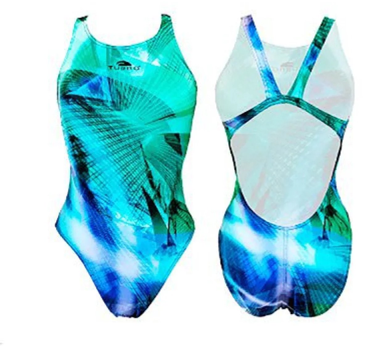 Turbo Light Zwemkleding Blauw 5XL Vrouw Green