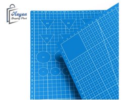Zelfherstellende Snijmat A1 – Dubbelzijdig – 60 × 90 cm – Dubbelzijdige Modellering Snijondergrond – Professionele Cutting Mat – Werkmat – Knutselmat – blauw – 42886