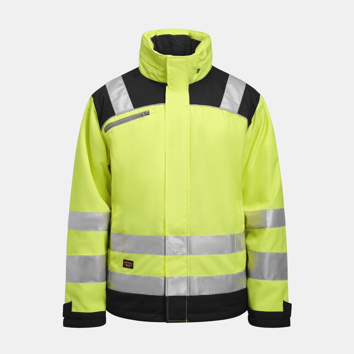 Jobman 1347 Hi-Vis Winter Jacket Star 65134707 - Geel/Navy - XL