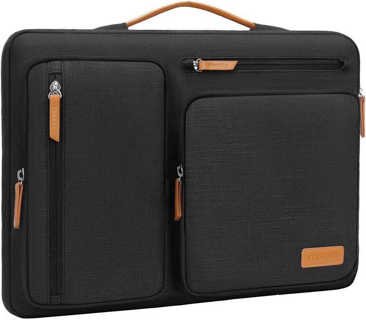 Waterdichte Laptop Sleeve met Handvat en Vier Ritsvakken - Universele Beschermhoes
