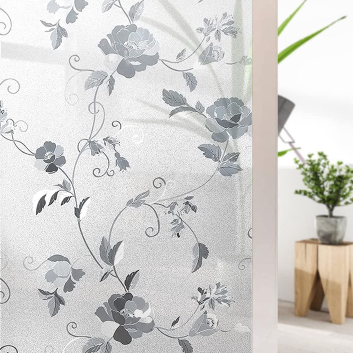 Imperatoris Zelfklevende Raamfolie – Matglas Raamfolie / Inkijkwerende Privacyfolie – Voor Ramen en Glazen Deuren – Screenprotector – Eenvoudig Aan te Brengen – 90x200cm