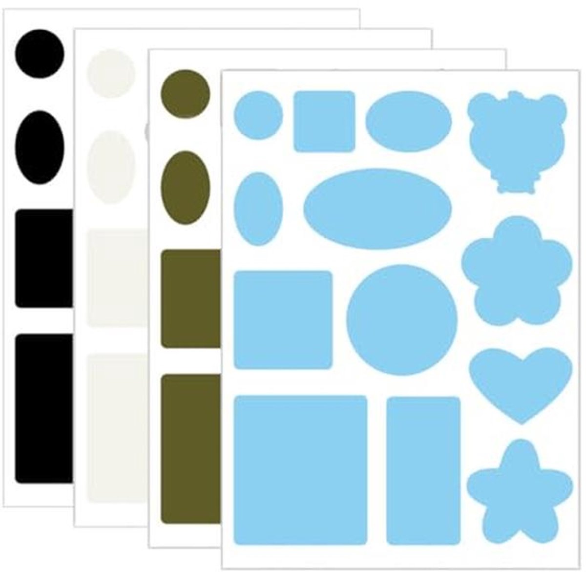 Reparatie patches voor donsjacks en bovenkleding - 4 stuks waterdicht nylon