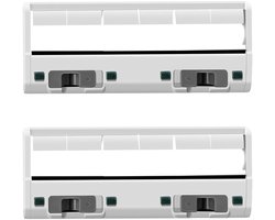2x Hoofdborstel Cover - Vervanging - geschikt voor Ecovacs T10 & OZMO 950 - 920 - T8 T8 & AIVI T8 - T9 - T10 Plus Robot Stofzuiger Onderdelen - Wit