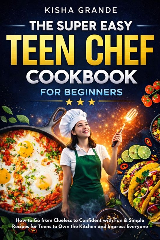 The Super Easy Teen Chef Cookbook for Beginners - cover