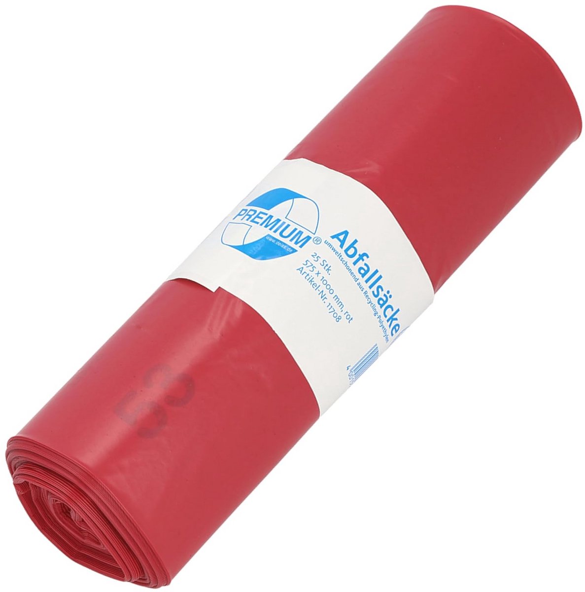 Vuilniszakken PREMIUM 70 of 120 liter - Rood, Sterke en Duurzame Afvalzakken