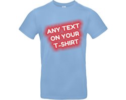 Gepersonaliseerd T-shirt voor heren - Ontwerp zelf met tekst en spreuk