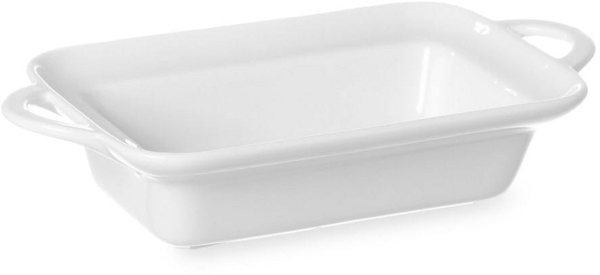 Rectangular Porcelain Tapas Dish - 120x190x50mm - Thermo Shock Resistant