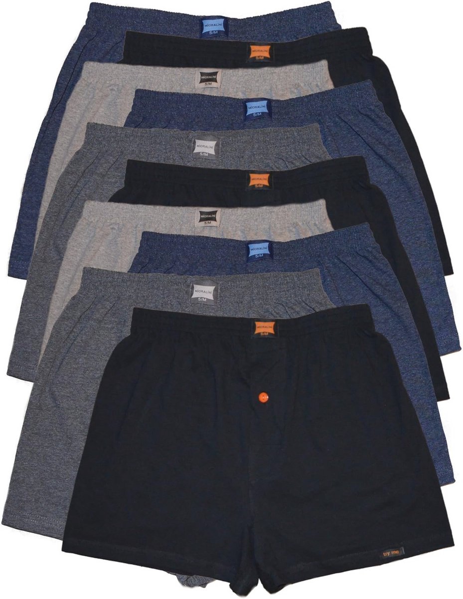 Zachte Boxershorts van 100% Katoen - Set van 10, Naadloos en Huidvriendelijk