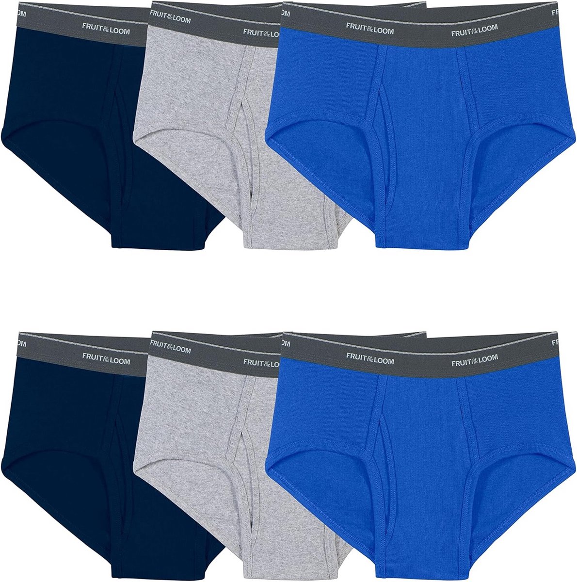 6-pack Heren Stripe/Solid Fashion Briefs Ondergoed