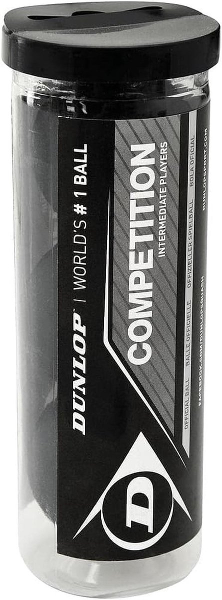 Squashballen met Gele Stippen - Competitieve Set van 3