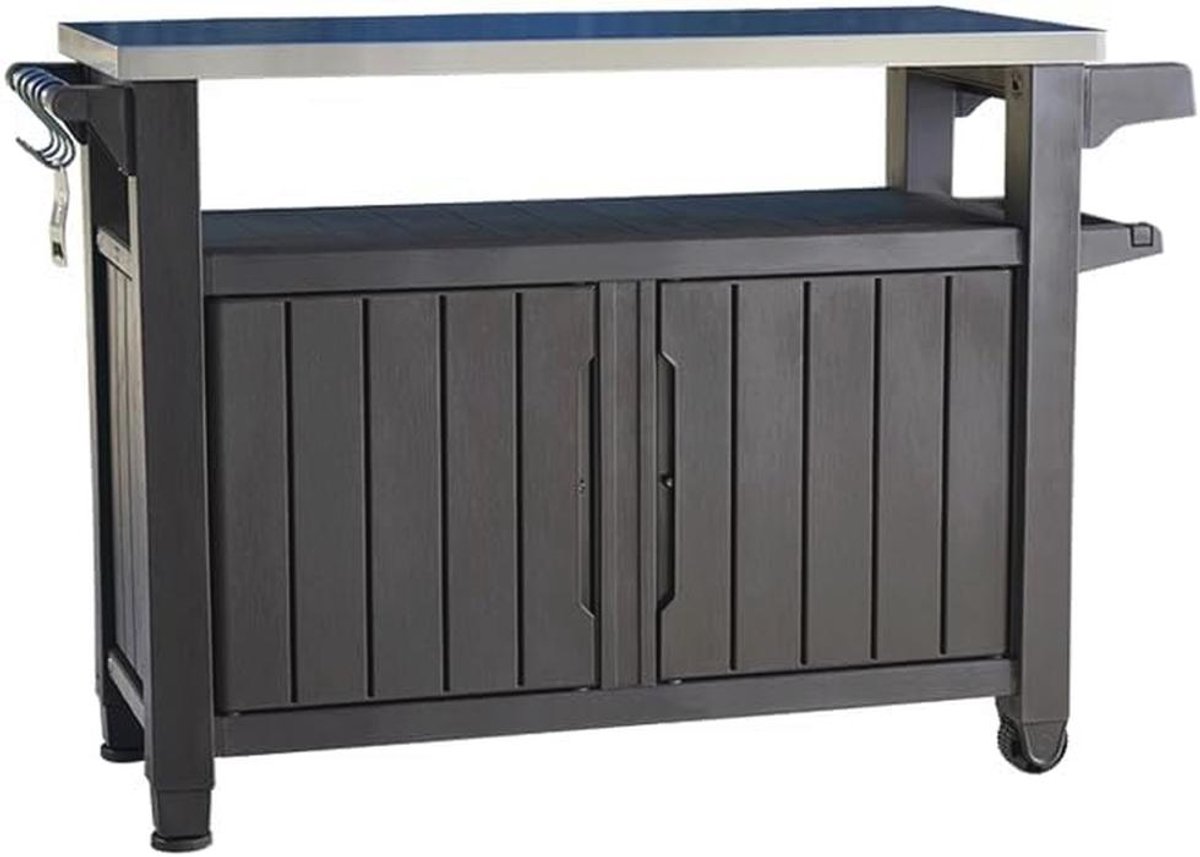 Grill Trolley met Ruimte voor 207 Liters - Ideaal voor Buiten