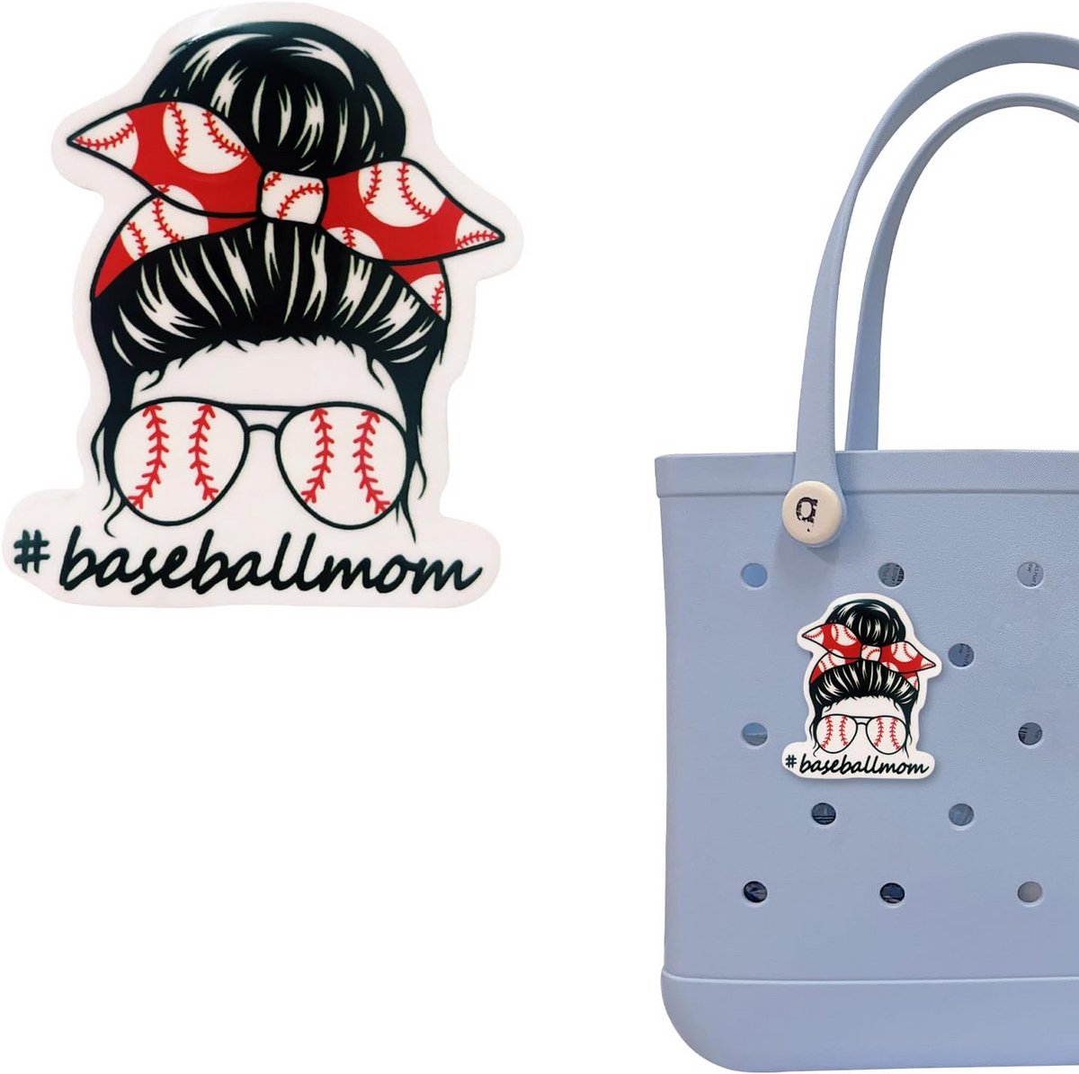 Leuke Rommelige Bun Charm voor Bogg Bag - M
