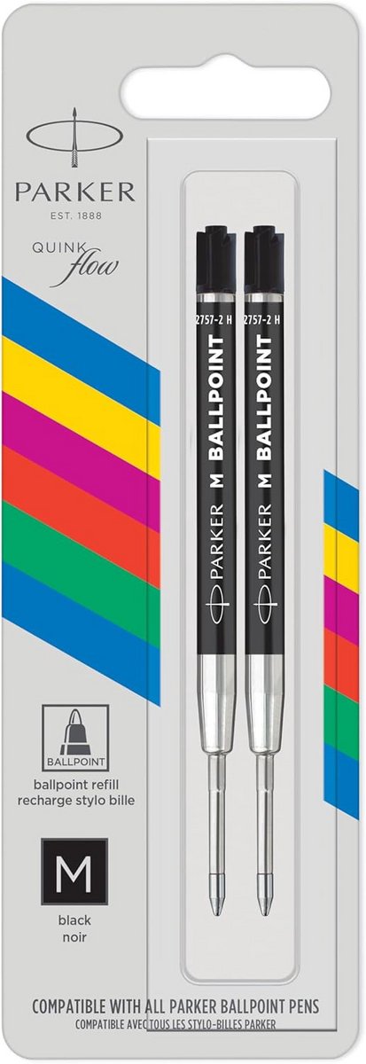 Quinkflow Basic balpen M - zwart