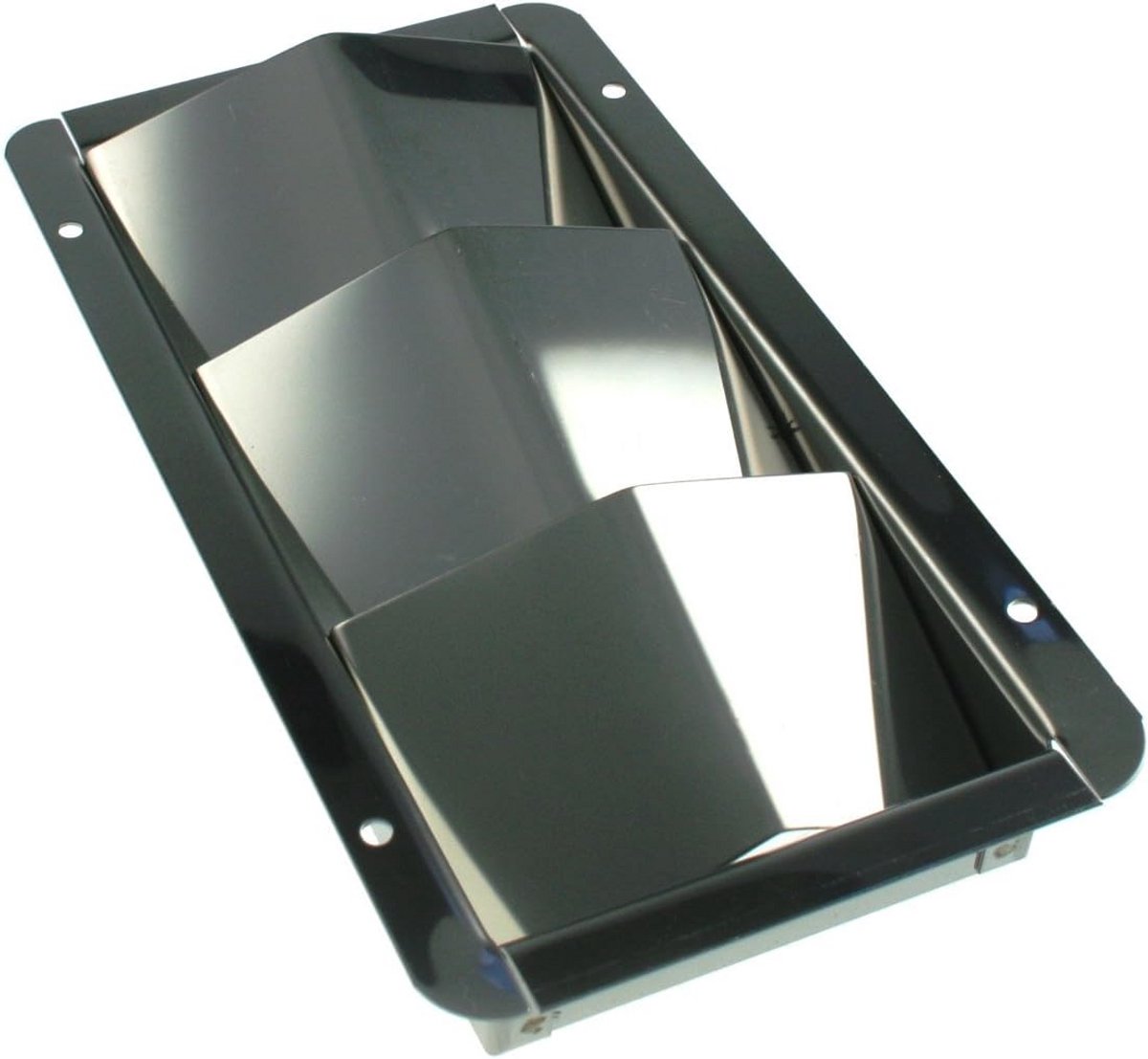 Ventilatierooster RVS met 3 Sleuven voor Motorruimte, Caravan of Kajuit