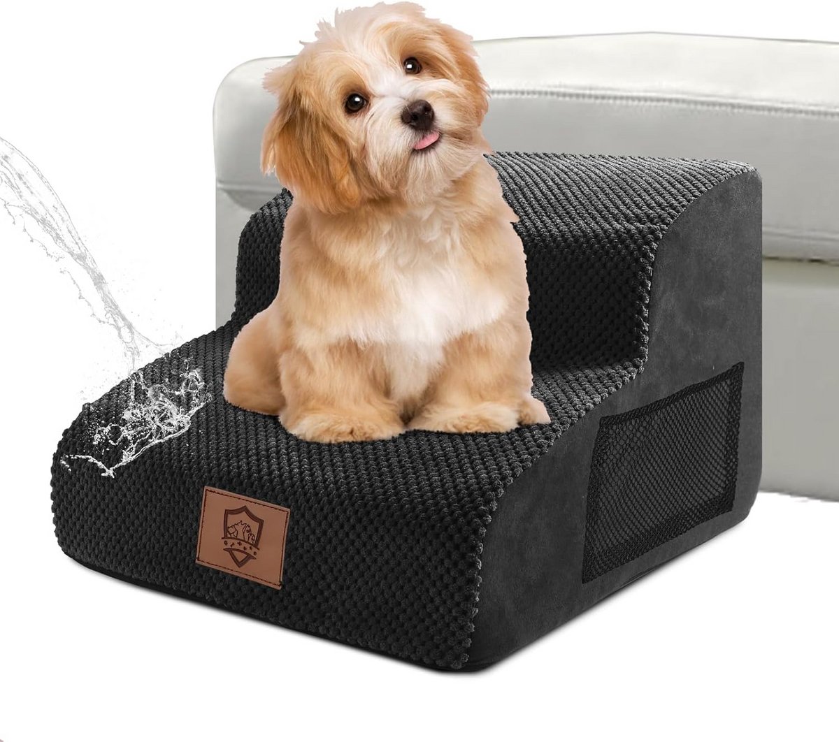 Hondentrap voor Kleine Honden - Waterdichte, Antislip en Duurzame 2 Treden Trap