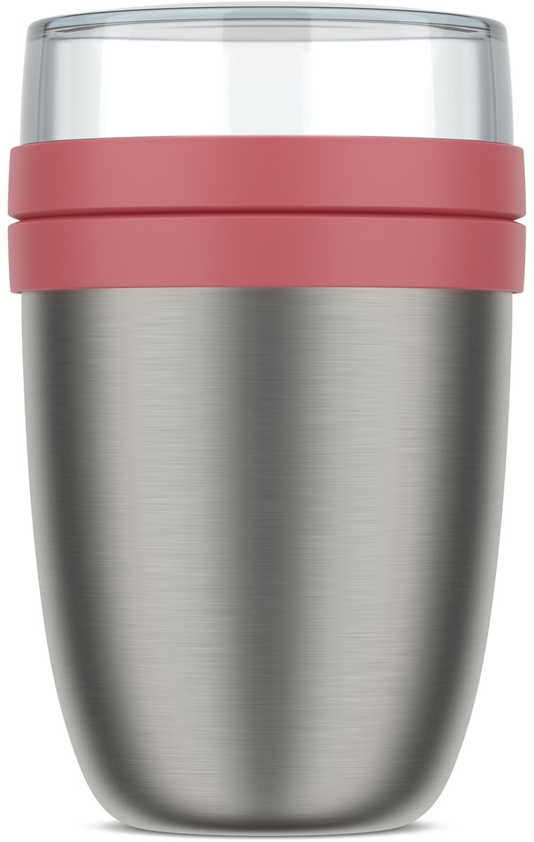 Mepal isoleer lunchpot Ellipse - 500 + 200 ml - Thermos lunchbox - Vivid mauve