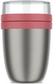 Pot à lunch isotherme Mepal Ellipse - 500 + 200 ml - Boîte à lunch Thermos - Mauve vif