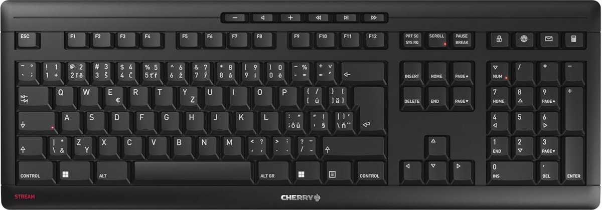 Draadloos Toetsenbord met QWERTZ/QWERTY Lay-out en Fluisterstille Toetsen - Perfect voor Thuis en Kantoor