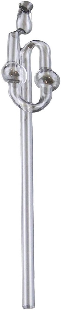 fermentatiebuisje van glas 220 mm voor wijnballon gisting - 3 stuks