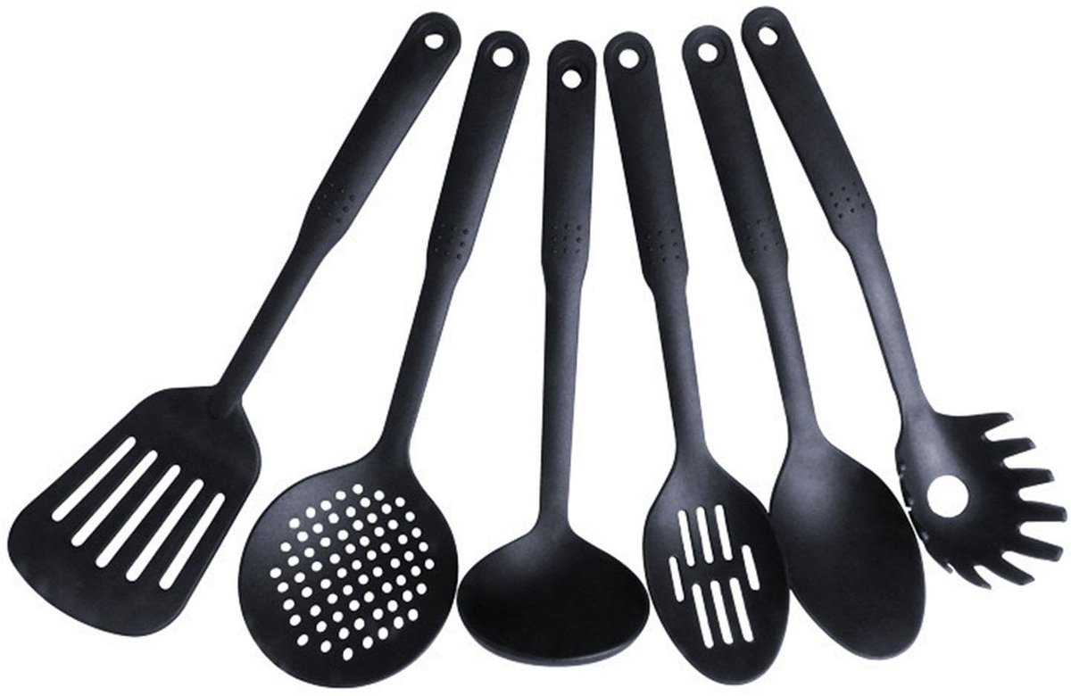 Unyqoos® 6-delige keukenhulpset met ergonomische handgrepen en materialen
