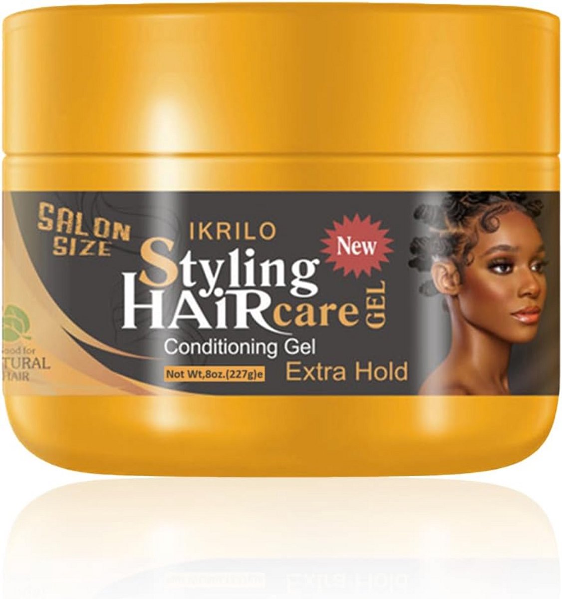 Curl Styling Gel voor Krullend Haar - 227 ml Haarvlechtgel voor Vlechten en Klitten