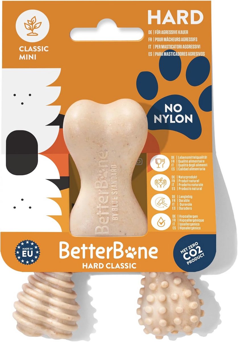 Kauwbot voor Honden - Duurzaam en Versterkt Kauwspeelgoed - Vegetarisch en Splintervrij