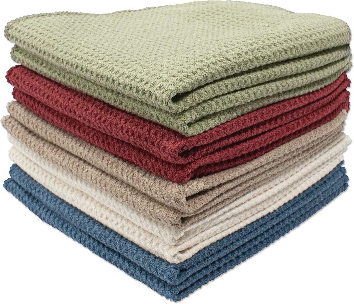 Microfiber Wafel Weave Doeken - 10 Stuks