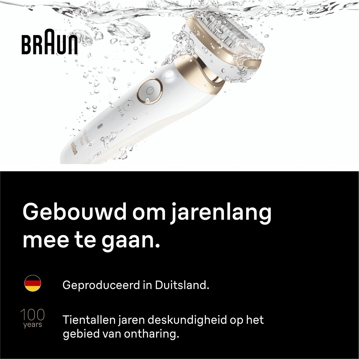 Braun Silk·épil 9 Flex 9-060 3D - Wet & Dry Epilator - Langdurig Gladde Huid - Volledig Flexibele kop - Ladyshave Scheerkop, Trimmerkam en Exfoliatieborstel thumbnail 5