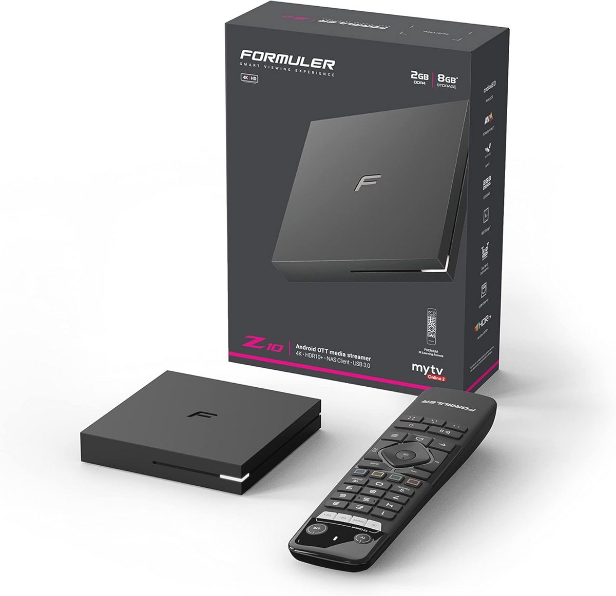 Android 10 Mediaplayer met 4K Resolutie en Dual Band WiFi