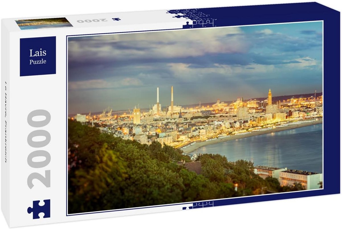 Puzzel 2000 stukjes Le Havre Frankrijk panorama