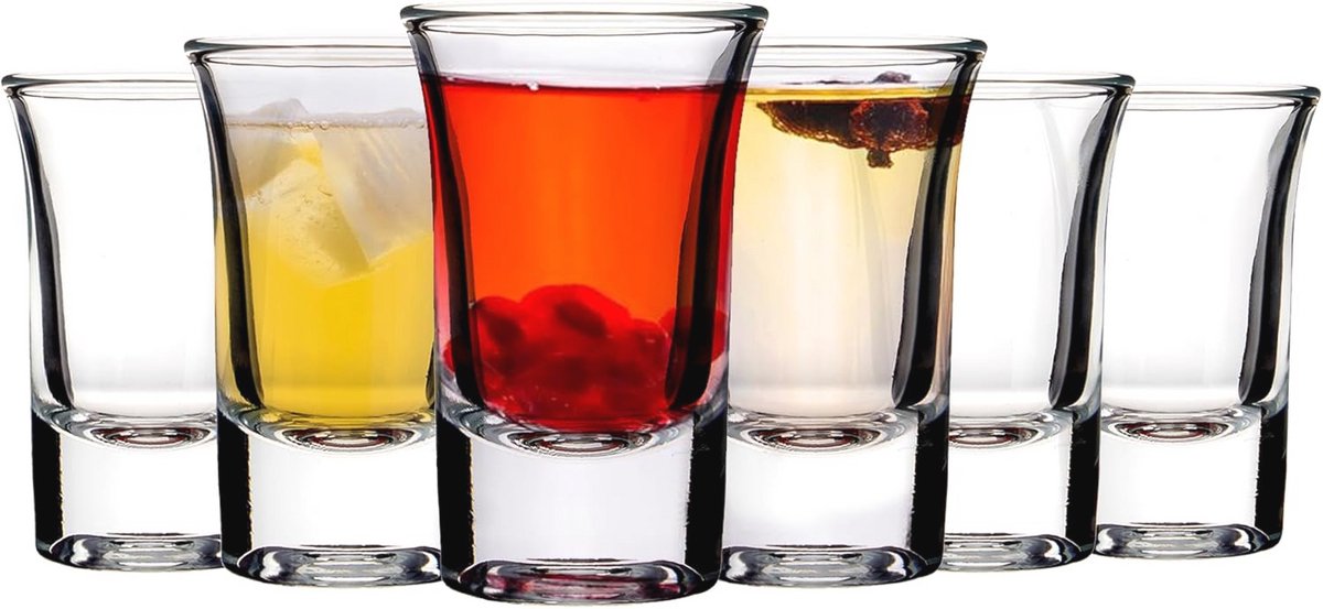 Shot Bril Helder 5x5x7 cm voor Thuis en Feestjes