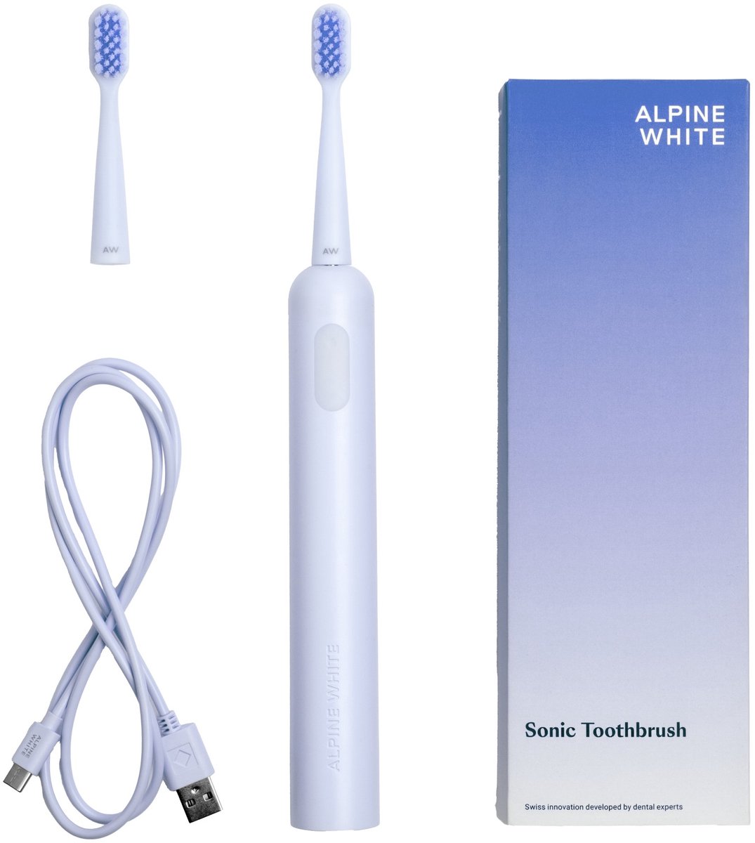 ALPINE WHITE Schallzahnbürste ALPINE WHITE Sonic Toothbrush