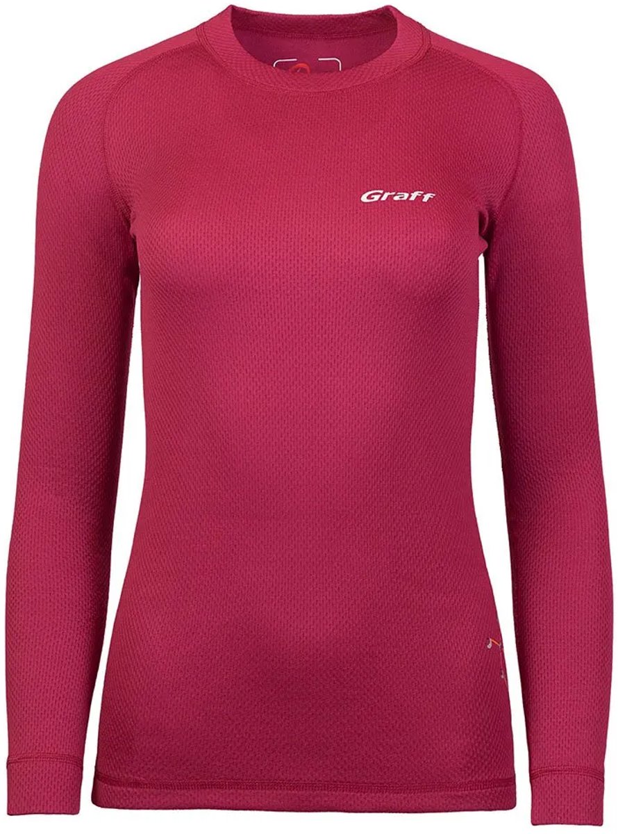 Graff Duo Skin 300 Lange Mouwen Basislaag Rood 3XL Vrouw