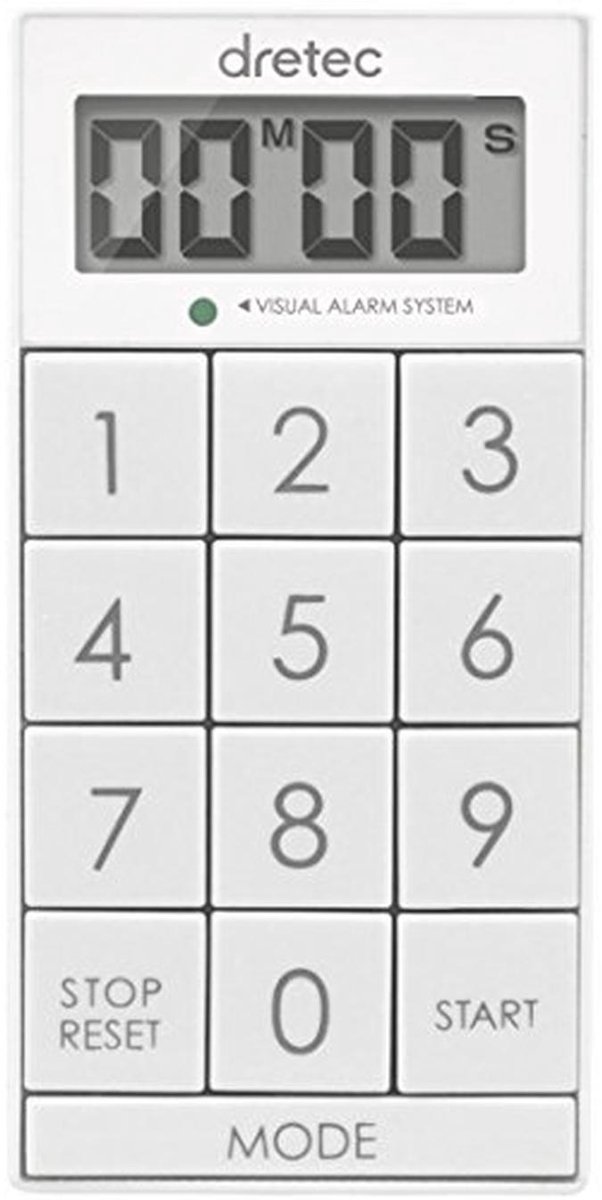 Slim Cube T-520 Digitale Timer Wit