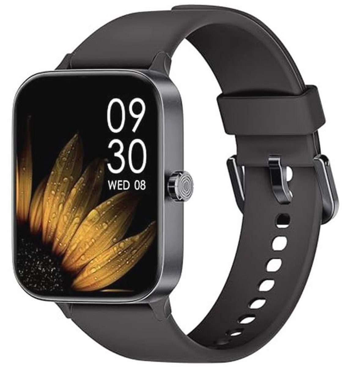 Smartwatch met touchscreen en telefoonfunctie voor sport en fitness