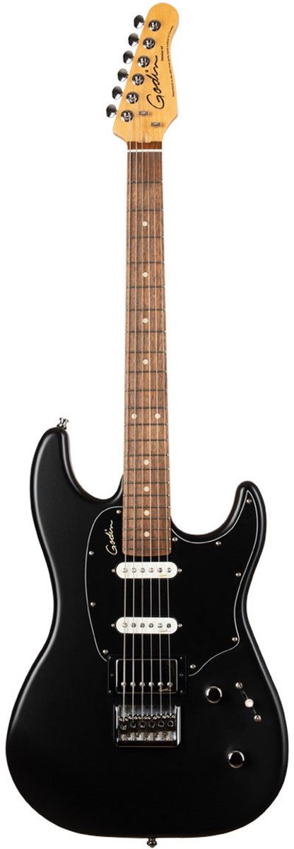 Godin Session HT Matte Black elektrische gitaar