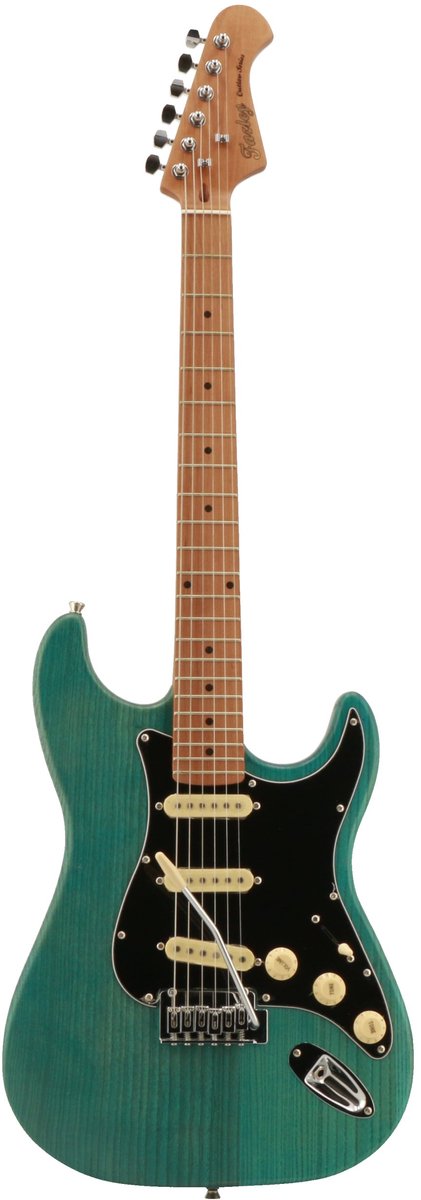 Elektrische gitaar - Met gratis lessen - incl. gigbag - Blauw Fazley