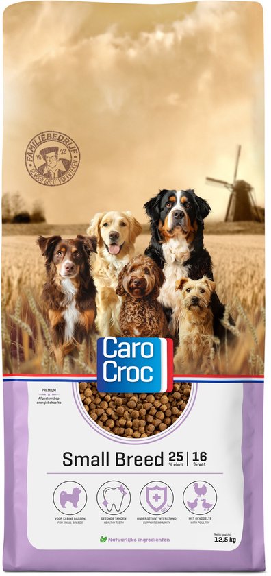 Carocroc Premium Small Breed 25/16 12,5 kg - Hond