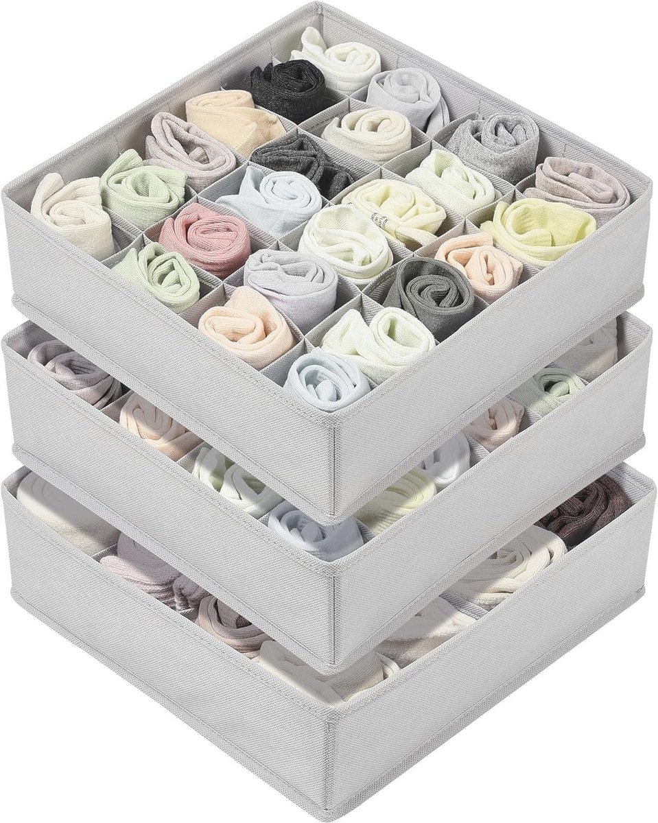 Set van 3 Kledinglade-organizers voor Efficiënte Indeling