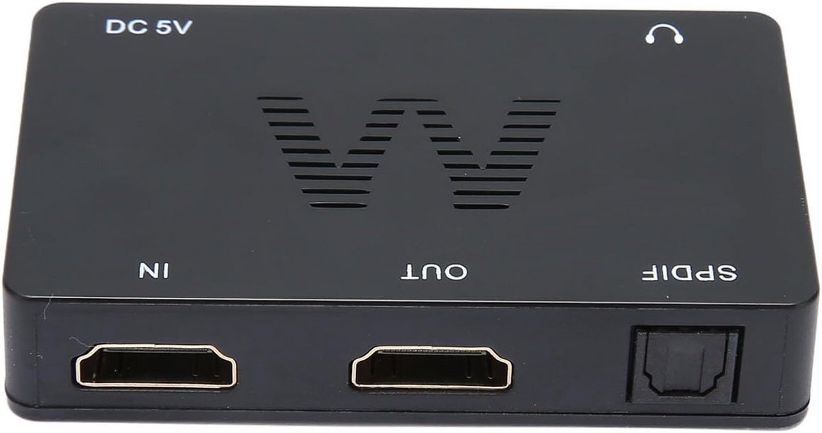 HDMI Audio Extractor met SPDIF en 3.5mm Jack voor 5.1CH Audio