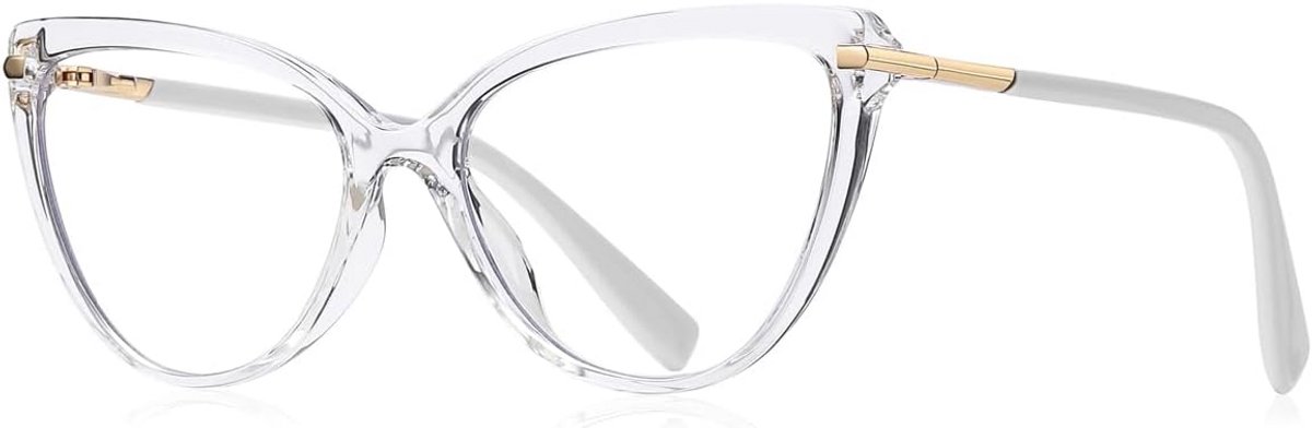 Dames computerbril met blauwlichtfilter Stijlvolle Cat Eye Montuur